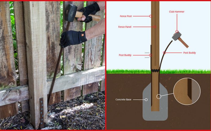 DIY Wood Fence Post Repair | Quick, Easy, Affordable | Post Buddy