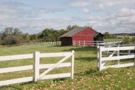 Gate posts need to be stronger than the rest of the fence posts.