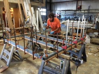 Internal steel framing